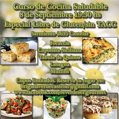 Recetas Vegetarianas sin gluten – Iglesia Adventista de Castelar